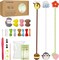 Crochet Kit for Beginners: 3 Animal & Flower Bookmarks Knitting Kits for Starter w/Easy Yarn, Crochet Hook&Easy Video Tutorials-Wobbles Crochet Animal Kit for Adults, Birthday Gifts for Women